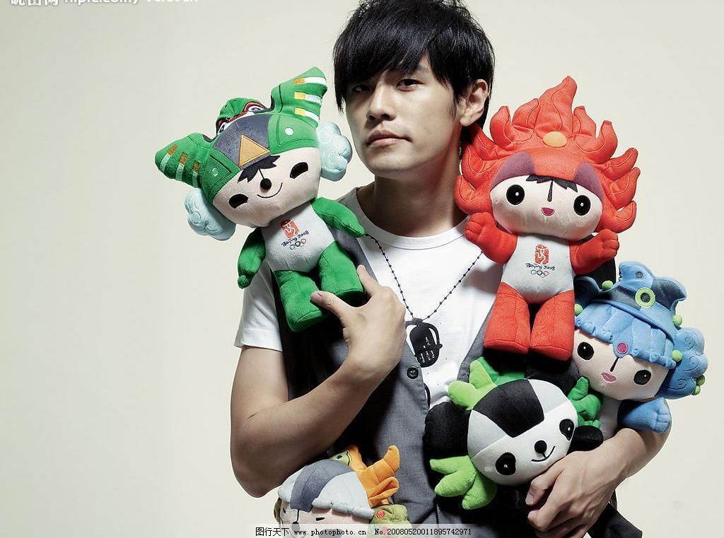 人物水彩画简单的周杰伦