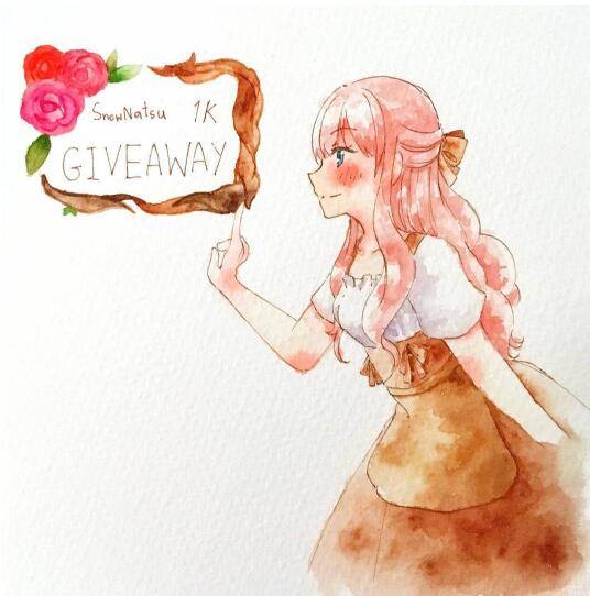 用水彩画人物女生简单的