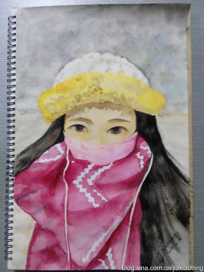 人物水彩画画法步骤