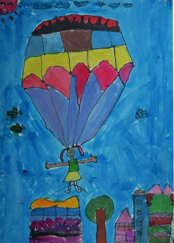 幼儿中班简易水彩画人物