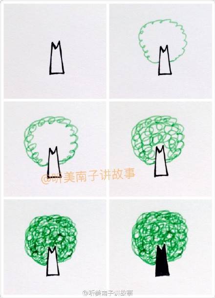 小树简笔画