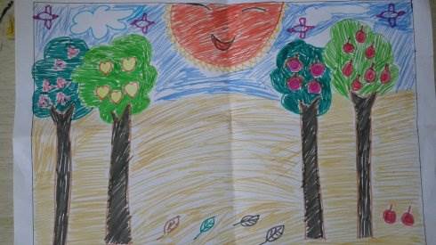 秋天的图画图片