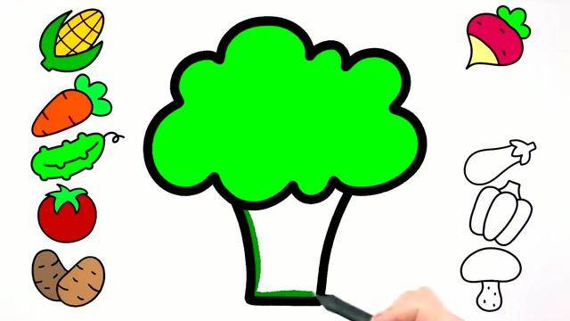 蔬菜简笔画