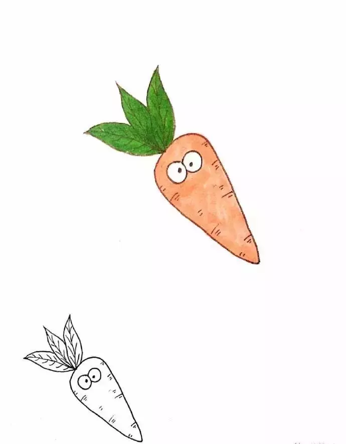 画蔬菜
