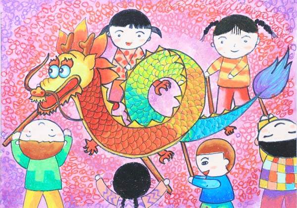 元宵节图画