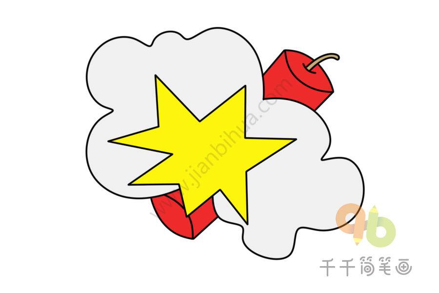 炮竹简笔画