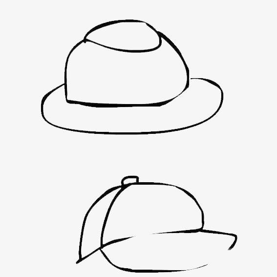 帽子简笔画