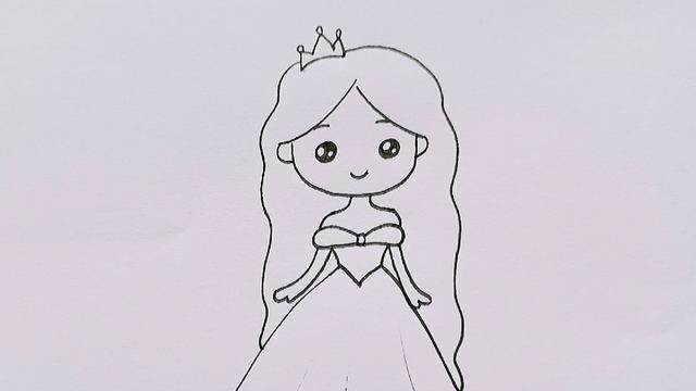 跳舞的女孩简笔画