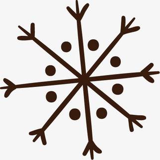 雪花的简笔画