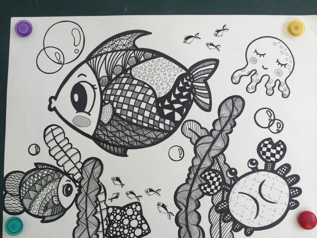 海底世界的画