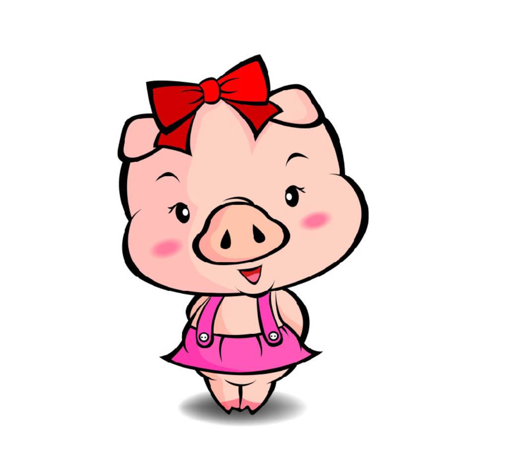 猪卡通图片