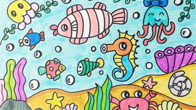 海底世界的画
