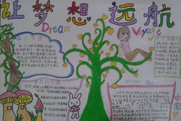 梦想手抄报