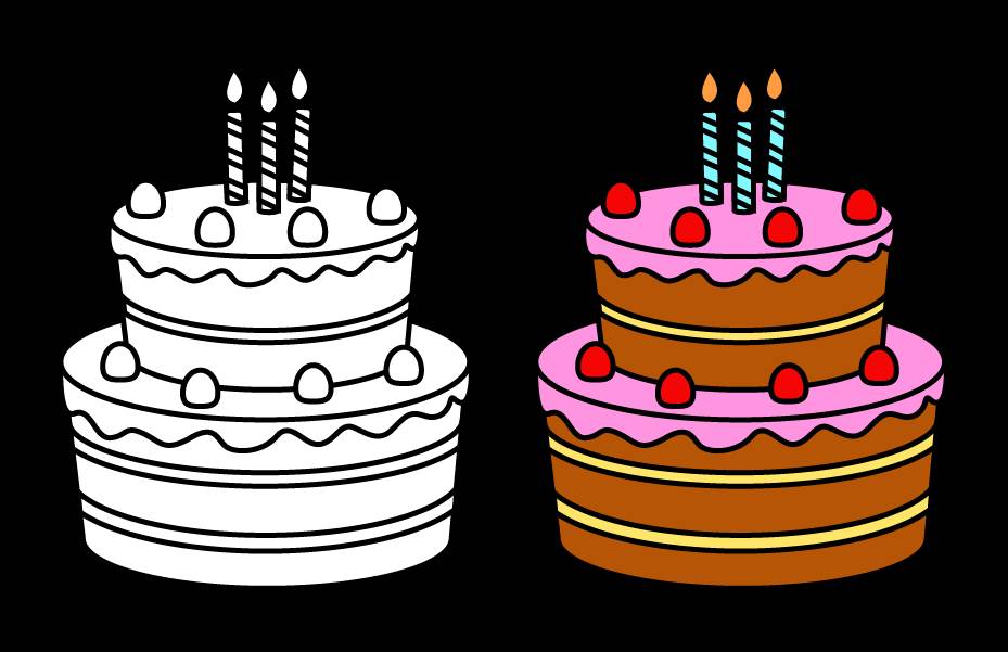 蛋糕图片简笔画