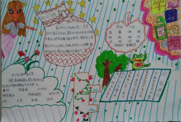 学习园地手抄报