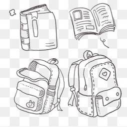 书包的简笔画