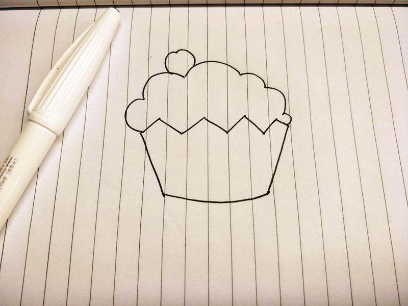 蛋糕图片简笔画