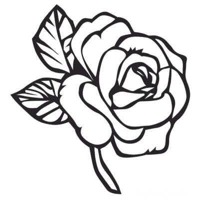 玫瑰花简笔画图片大全