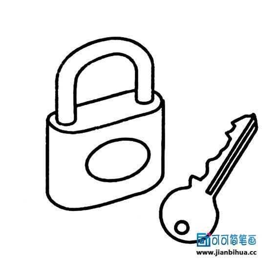 钥匙简笔画