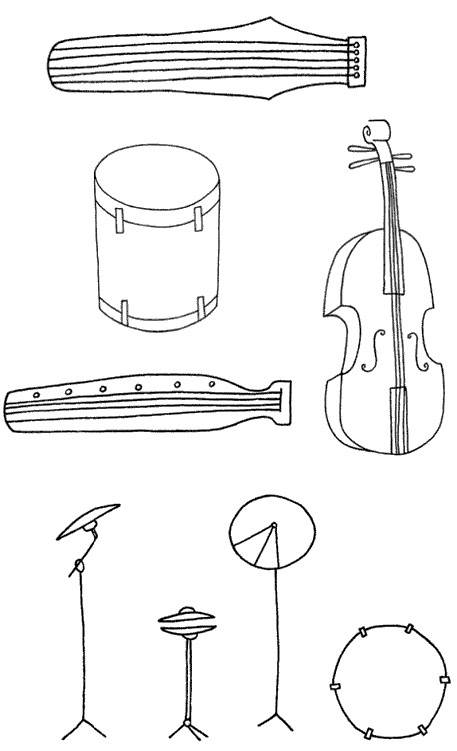 乐器简笔画