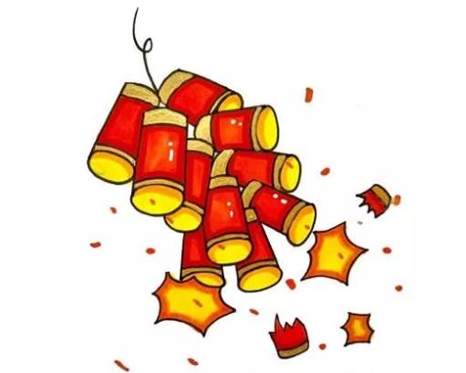 爆竹简笔画