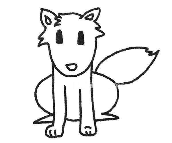 狼的简笔画