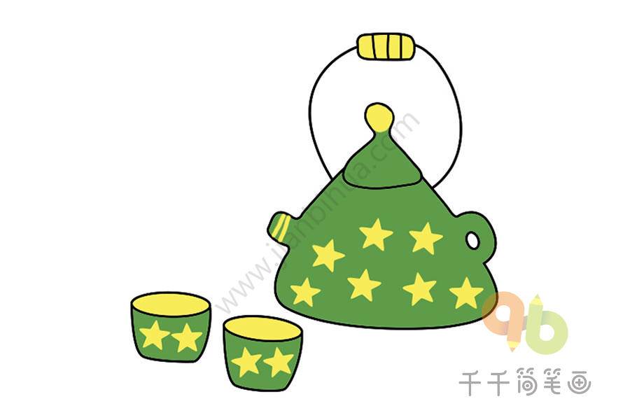 水壶简笔画