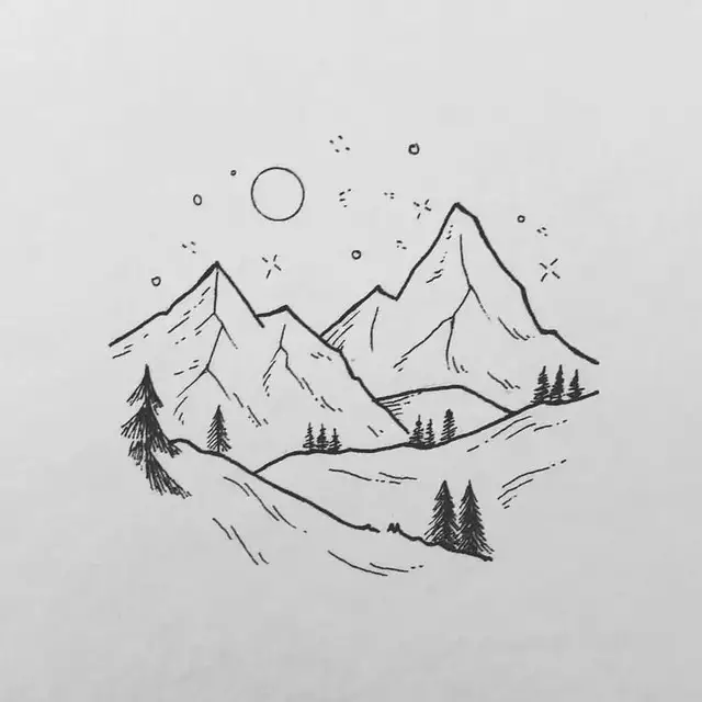 山简笔画