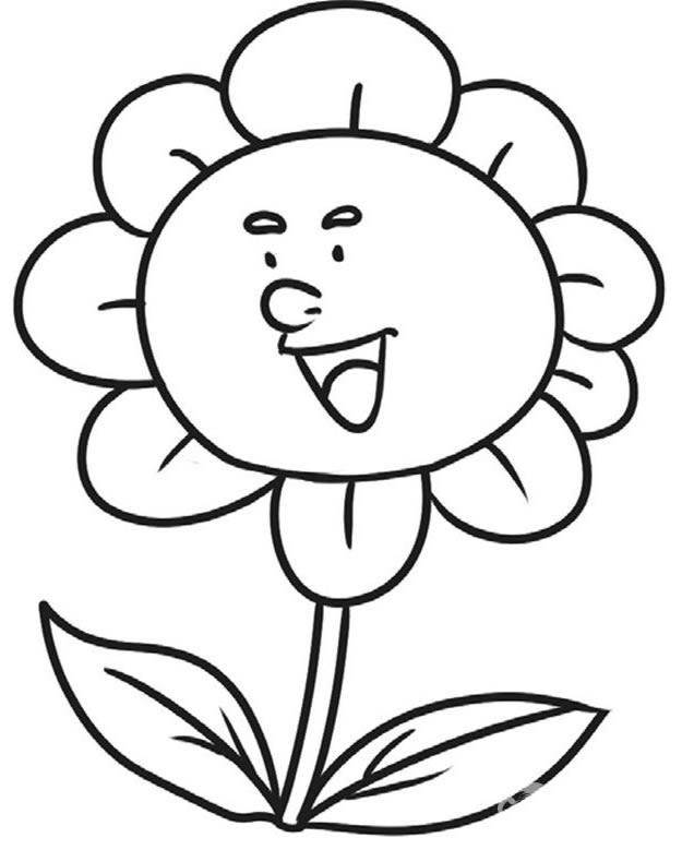 向日葵图片简笔画