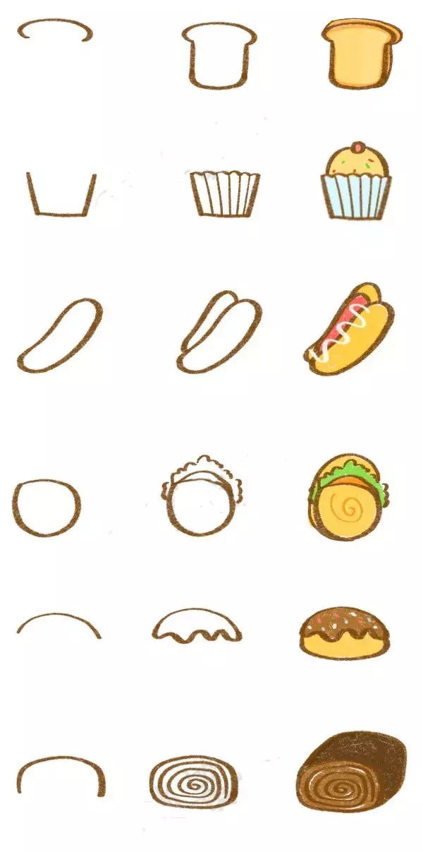 食物简笔画