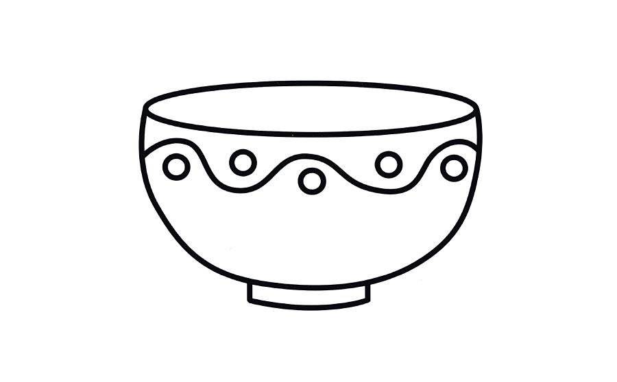 碗简笔画