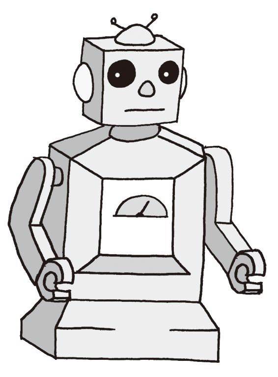 机器人简笔画