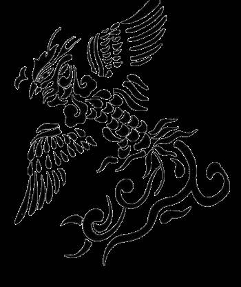 凤凰简笔画