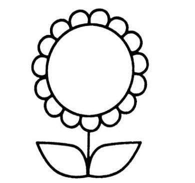 太阳花简笔画