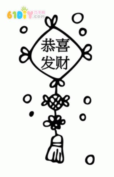中国结简笔画