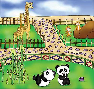 动物园简笔画