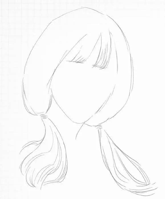 简笔画人物少女