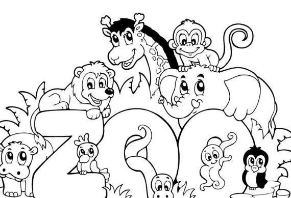 动物园简笔画