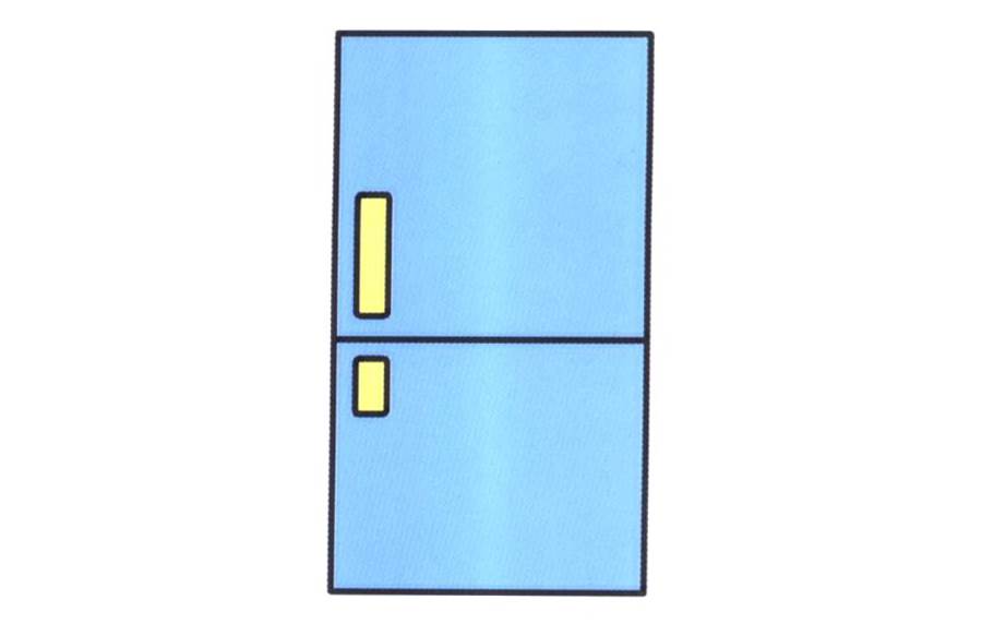 冰箱简笔画