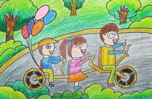 关于父亲节的画