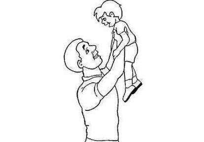 关于父亲节的画