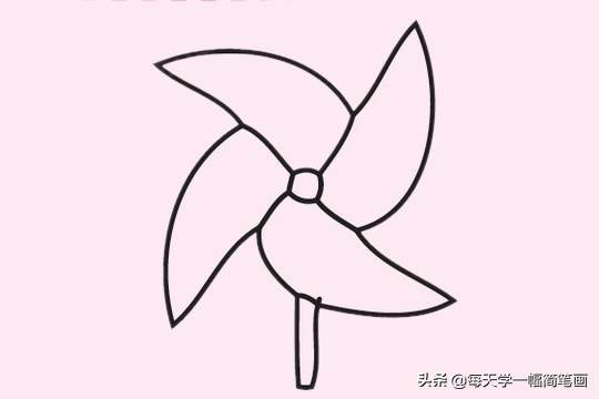 风车简笔画