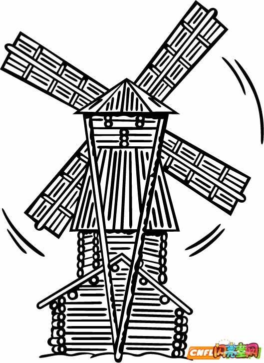 风车简笔画