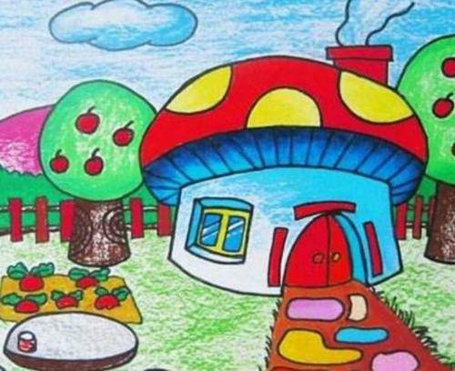 房子儿童画