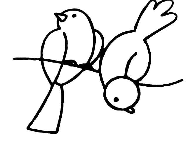 燕子简笔画图片