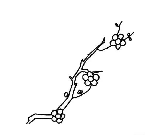 梅花简笔画图片大全