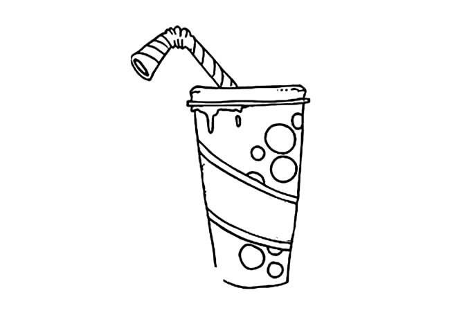 茶杯简笔画