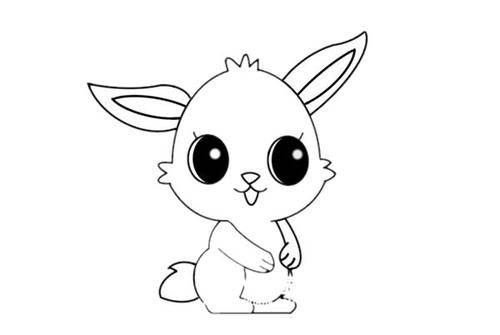 简笔画小兔子