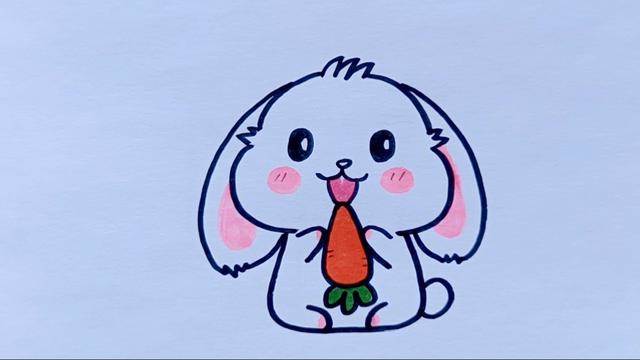 简笔画小兔子