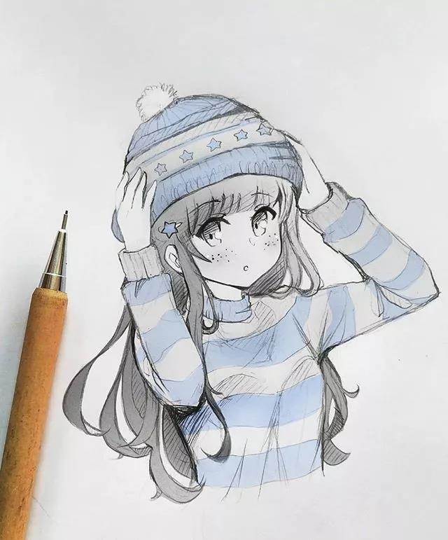 画美少女